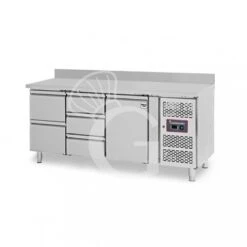 Tavolo Refrigerato 5 Cassetti 1 Porta 700 Mm -2°C/+8°C Alzatina Per Gastronomia -Vendite Gastrodomus tavolo refrigerato 5 cassetti 1 porta 700 mm 2c8c alzatina per gastronomia 2