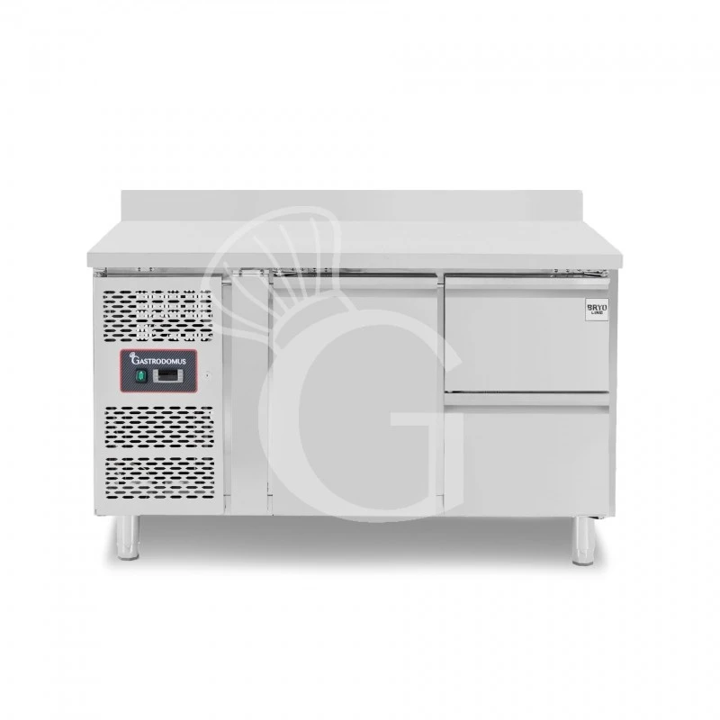 Tavolo Refrigerato 2 Cassetti 1 Porta 700 Mm -2°C/+8°C Alzatina Motore A Sinistra 3 Tavolo Refrigerato 2 Cassetti 1 Porta 700 Mm -2°C/+8°C Alzatina Motore A Sinistra