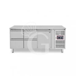 Tavolo Refrigerato 4 Cassetti 1 Porta 700 Mm -2°C/+8°C Per Gastronomia