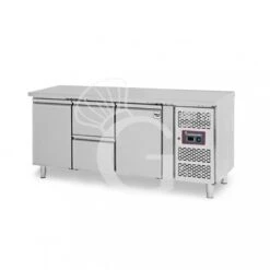 Tavolo Refrigerato 2 Cassetti 2 Porte 700 Mm -2°C/+8°C Per Gastronomia