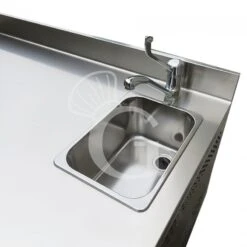 Tavolo Refrigerato Con Lavello 2 Porte Alzatina Prof. 700 Mm 0°C/+10°C Classe Energetica A -Vendite Gastrodomus tavolo refrigerato con lavello 2 porte alzatina prof 700 mm 0c10c classe energetica a 1