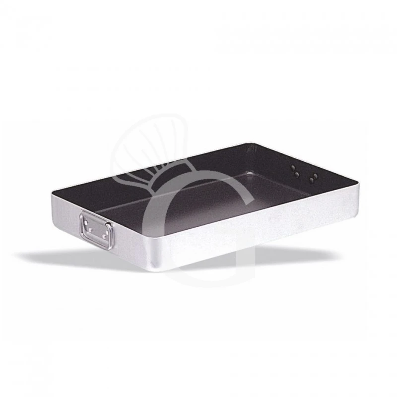 Tegame In Alluminio, Antiaderente, 2 Maniglie Snodate, L 60 Cm X P 40 Cm X H 9 Cm 3 Tegame In Alluminio, Antiaderente, 2 Maniglie Snodate, L 60 Cm X P 40 Cm X H 9 Cm