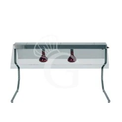 Telaio In Inox Con 2 Lampade A Raggi Infrarossi