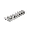 Vassoio Per Panini A 7 Scomparti In Inox Di Dimensioni L 440 X 108 X 65 Mm -Vendite Gastrodomus vassoio per panini a 7 scomparti in inox di dimensioni l 440 x 108 x 65 mm