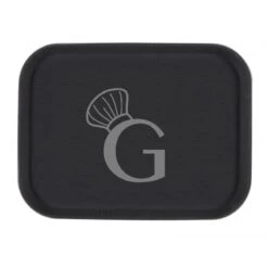 Vassoio Rettangolare Antiscivolo In Fibra Di Vetro Colore Nero - L 355 Mm X P 250 Mm X H 25 Mm