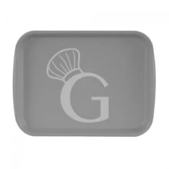 Vassoio Rettangolare In Polipropilene Colore Grigio Chiaro - Dimensioni L 435 X P 310 X H 20 Mm