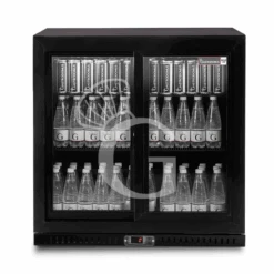 Vetrina Frigo Ventilata Da Banco O Retrobanco Orizzontale 2 Porte Scorrevoli 212 LT - Temperatura 2°C/+8°C