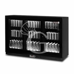 Vetrina Frigo Ventilata Da Banco O Retrobanco Orizzontale 3 Porte Scorrevoli 328 LT - Temperatura 2°C/+8°C -Vendite Gastrodomus vetrina frigo ventilata da banco o retrobanco orizzontale 3 porte scorrevoli 328 lt temperatura 2c8c 1