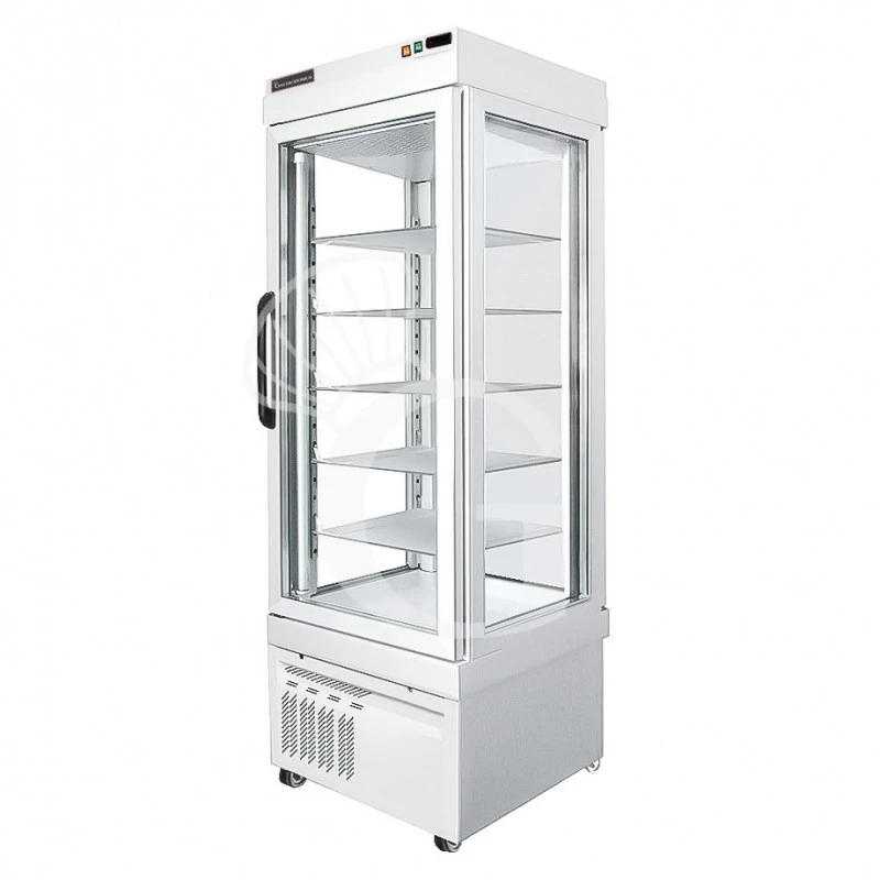 Vetrina Pasticceria Refrigerata Ventilato 405 LT -5°C/+10°C 3 Lati Vetro 3 Vetrina Pasticceria Refrigerata Ventilato 405 LT -5°C/+10°C 3 Lati Vetro