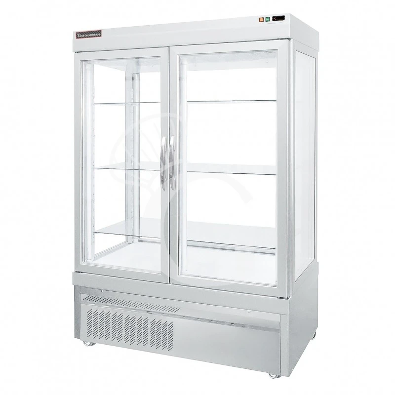 Vetrina Pasticceria Refrigerata Ventilato 880 LT -5°C/+10°C 4 Lati Vetro 2 Porte 3 Vetrina Pasticceria Refrigerata Ventilato 880 LT -5°C/+10°C 4 Lati Vetro 2 Porte