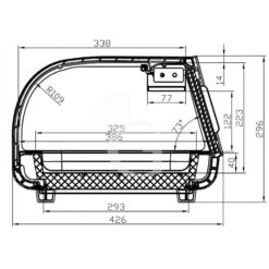 Vetrina Sushi 5 Bacinelle GN1/3 0,19 KW L 1355 Mm X P 420 Mm X H 295 Mm 27 Vetrina Sushi 5 Bacinelle GN1/3 0,19 KW L 1355 Mm X P 420 Mm X H 295 Mm -Vendite Gastrodomus vetrina sushi 5 x gn13 12