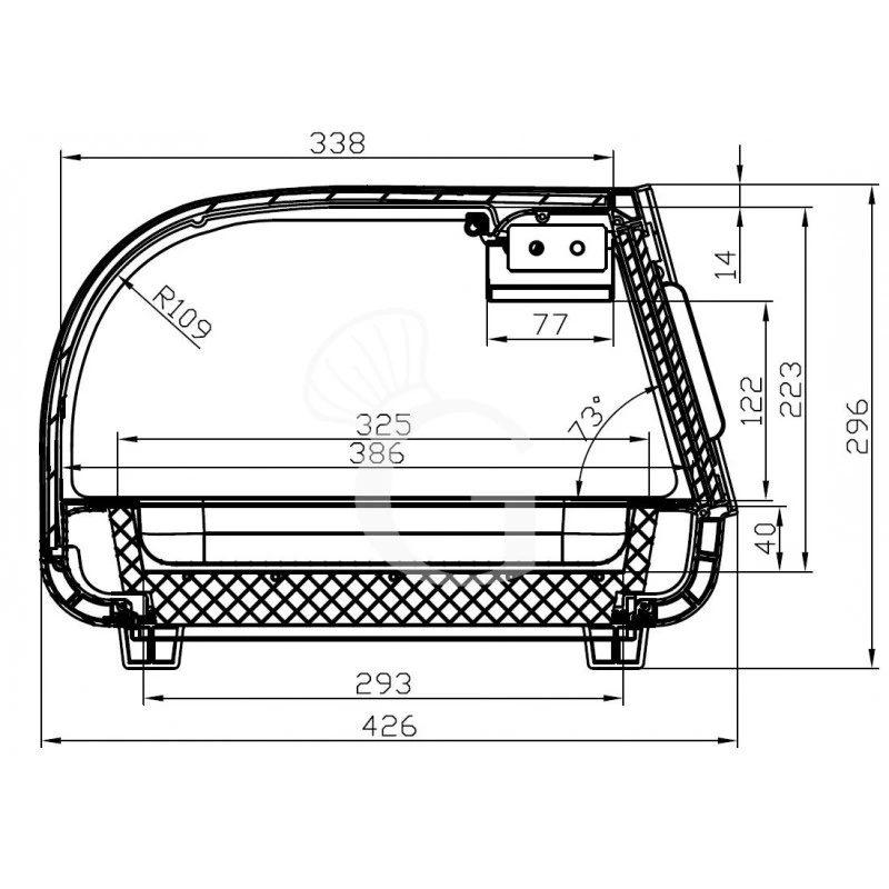 Vetrina Sushi 5 Bacinelle GN1/3 0,19 KW L 1355 Mm X P 420 Mm X H 295 Mm 15 Vetrina Sushi 5 Bacinelle GN1/3 0,19 KW L 1355 Mm X P 420 Mm X H 295 Mm - immagine 13
