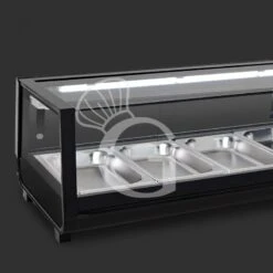 Vetrina Sushi 5 Bacinelle GN1/3 190 W L 1352 Mm X P 425 Mm X H 295 Mm 18 Vetrina Sushi 5 Bacinelle GN1/3 190 W L 1352 Mm X P 425 Mm X H 295 Mm -Vendite Gastrodomus vetrina sushi 5 x gn13 20