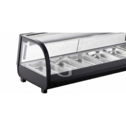 Vetrina Sushi 6 Bacinelle GN1/3 190 W L 1529 Mm X P 420 Mm X H 265 Mm -Vendite Gastrodomus vetrina sushi 6 x gn13 13