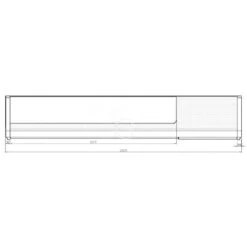 Vetrina Sushi 6 Bacinelle GN1/3 190 W L 1529 Mm X P 420 Mm X H 265 Mm -Vendite Gastrodomus vetrina sushi 6 x gn13 18