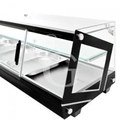 Vetrina Tapas 5 Bacinelle GN1/2 0,16 KW L 1740 Mm X P 395 Mm X H 375 Mm -Vendite Gastrodomus vetrina tapas 5 bacinelle gn12 160 w 4