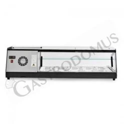 Vetrina Tapas 5 Bacinelle GN1/3 160 W L 1295 Mm X P 395 Mm X H 375 Mm -Vendite Gastrodomus vetrina tapas 5 bacinelle gn13 160 w l 1295 mm x p 395 mm x h 375 mm 2